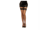 Dreamgirl Fence Net Womens Thigh High Black OS - - Hosiery